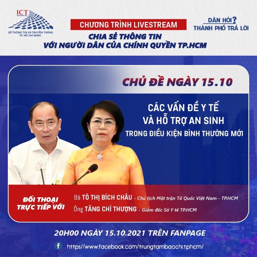 Dân hỏi thành phố trả lời: Các vấn đề y tế, hỗ trợ an sinh trong điều kiện bình thường mới